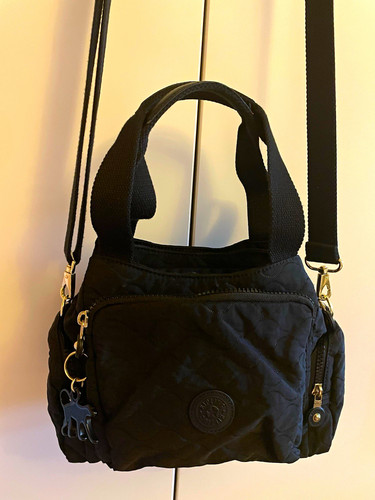 Kipling quilted nylon - kipling, black