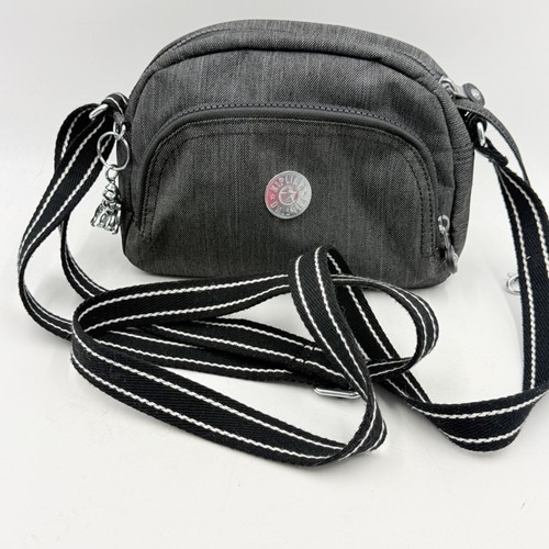 Kipling aras grey denim - up,