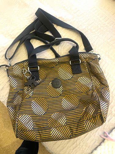 Kipling geometric brown - geometric, &