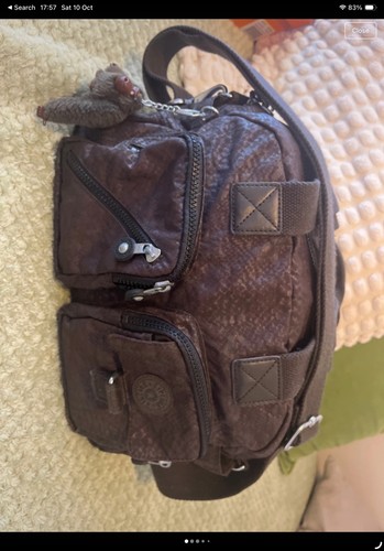 Kipling handbag brown with - handbag,,