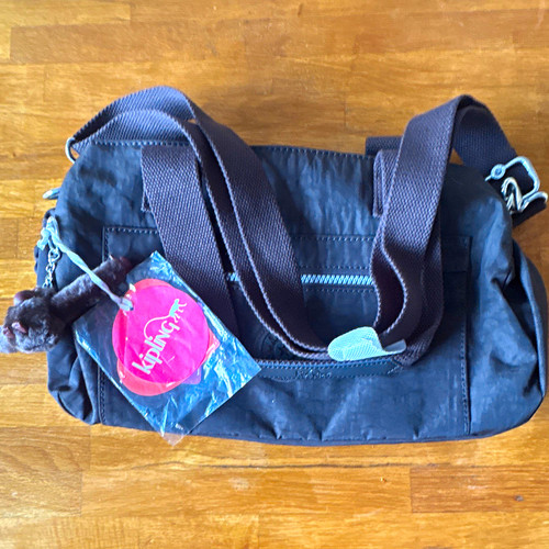 Kipling black duffle - black, bag
