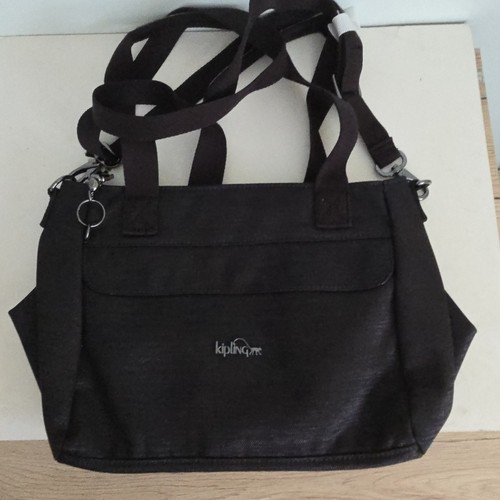 Kipling large black arm bag - large,