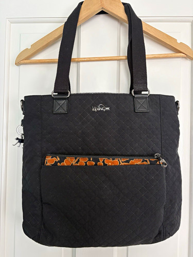 Kipling black quilted - kipling,