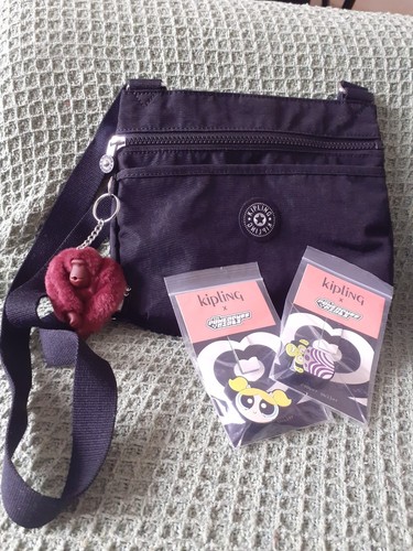 New kipling black bag - new,