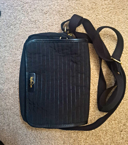 Kipling black quilted nylon - kipling,