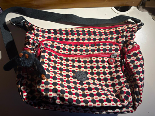 Kipling medium nylon geometric - kipling,