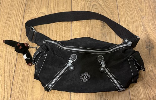 Kipling black medium shoulder - black,