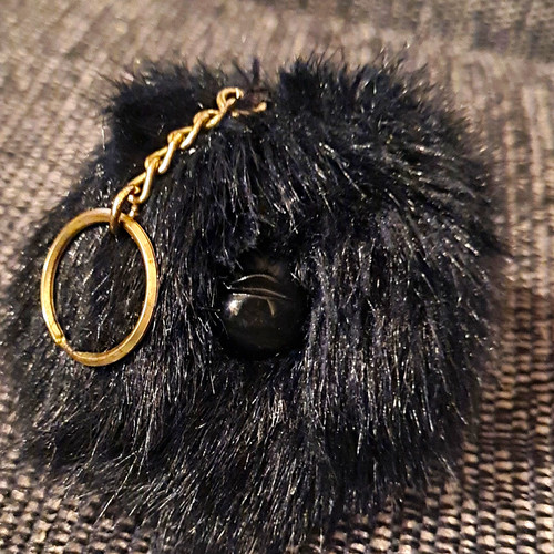 Kipling black faux fur animal - faux,