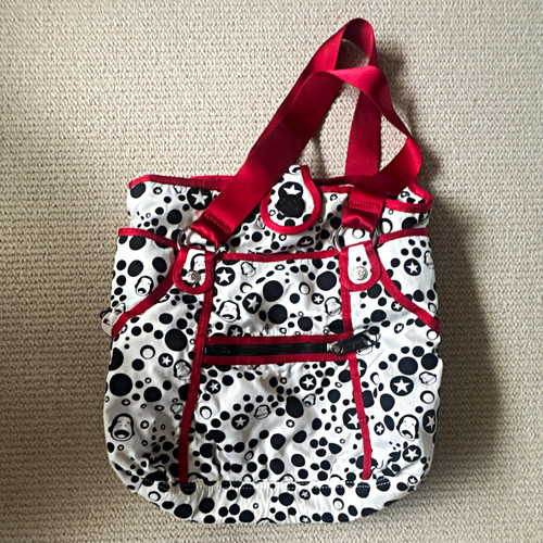 Kipling black white polka - black/white,