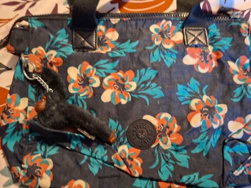 Kipling blue floral - kipling, nylon