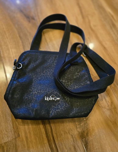 Kipling black leopard - black, print