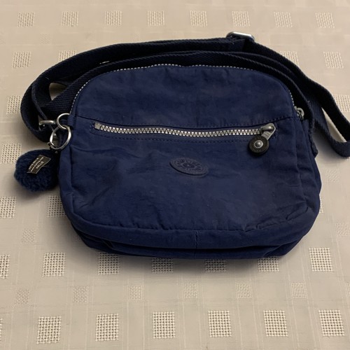 Kipling blue nylon crossbody - blue,
