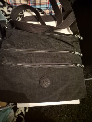 Kipling black shoulder bag - black,