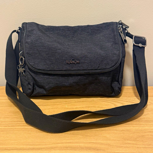 Kipling black nylon crossbody - kipling,