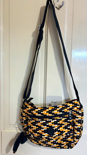 Kipling black beige ocra - kipling, black/beige/ocra
