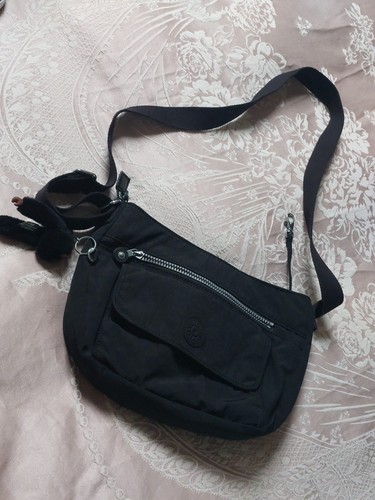 Kipling black cross body bag - black,