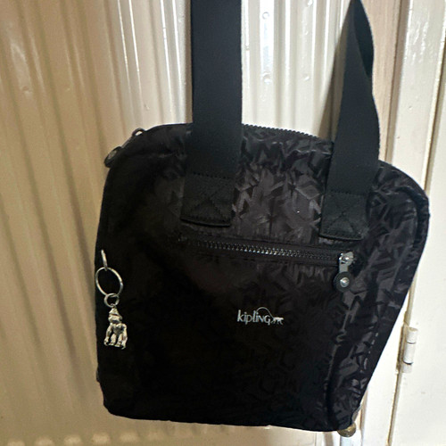 Kipling black nylon - nylon, monogram