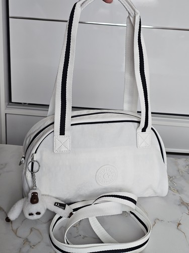 Kipling white handbag - kipling,