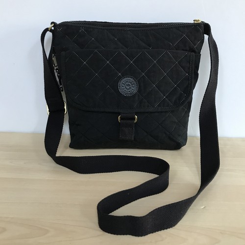 Kipling black quilted - black,