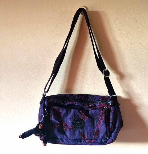 Kipling purple floral nylon - floral,
