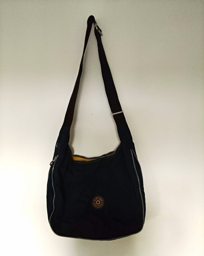 Kipling black nylon - black, crescent