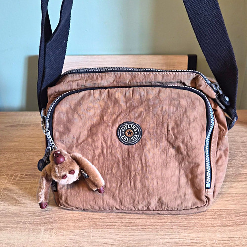 Kipling brown crossbody bag - brown,