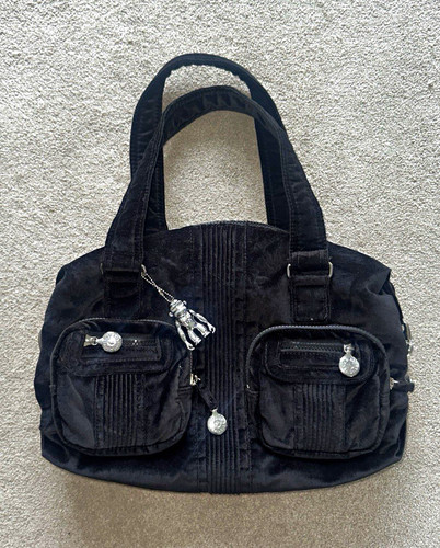 Black kipling top handle - handle, bag